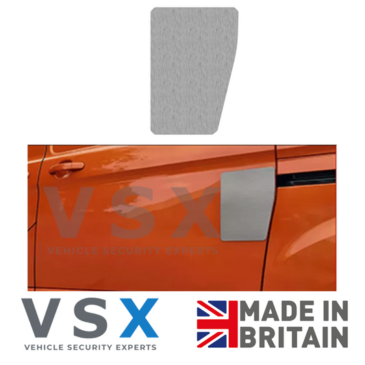 Ford Transit Custom Sliding Door Security Plate - Anti-Theft Protection (2012-Onwards) - Nearside (N/S)