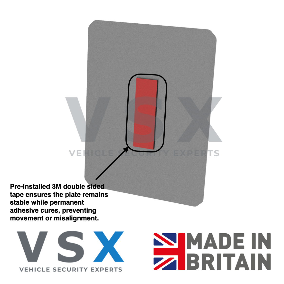 Ford Transit Custom MK2 23+ Van Security Plate - Anti-theft Door Protection