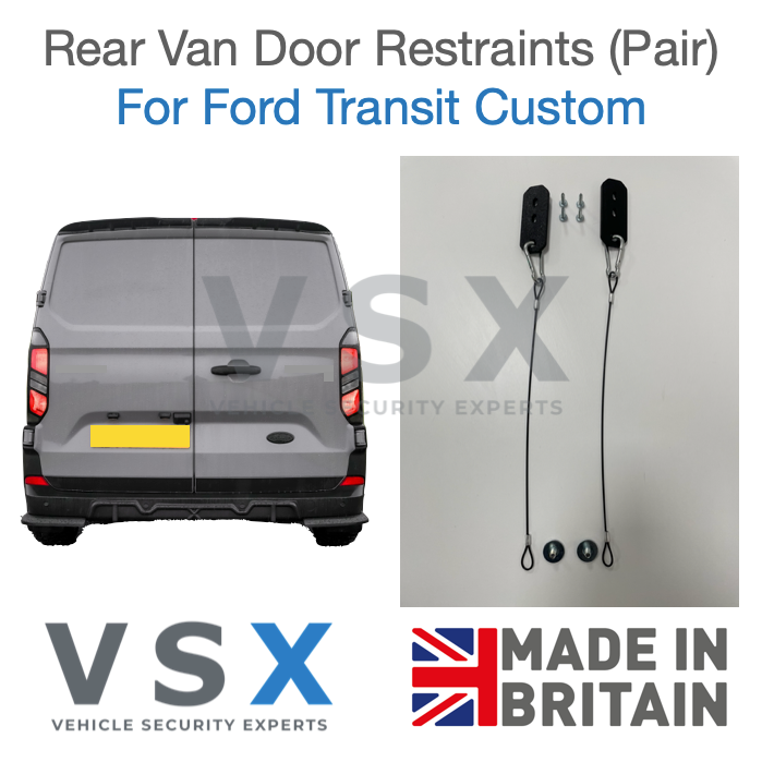 Ford Transit Custom (2023+) Rear Door Restraints - Pair