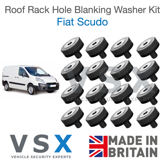 Fiat Scudo MK2 Roof Rack Hole Blanking Bolts x8 - Prevent Roof Leaks