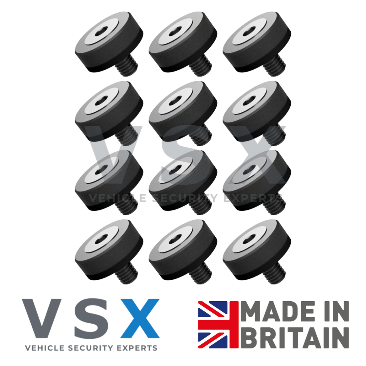 Fiat Scudo MK2 Roof Rack Hole Blanking Bolts x8 - Prevent Roof Leaks