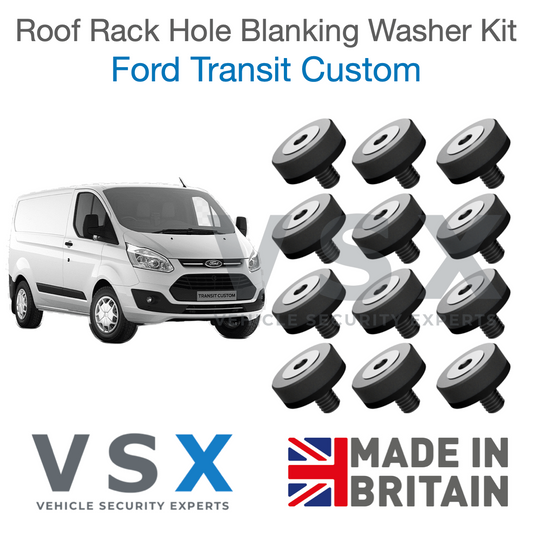 Ford Transit Custom Roof Rack Hole Blanking Bolts x12 - Prevent Roof Leaks
