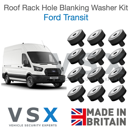 Ford Transit Roof 20+ Rack Hole Blanking Bolts x12 - Prevent Roof Leaks