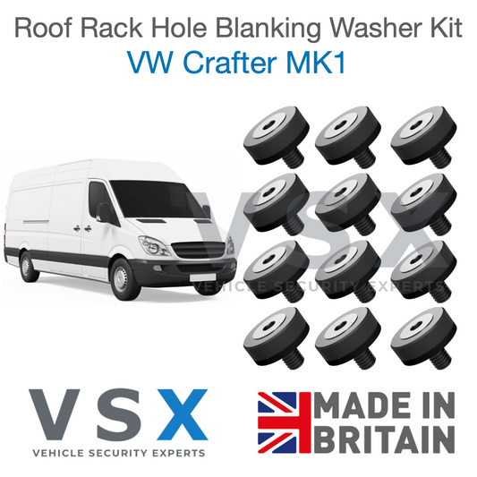VW Crafter MK1 Roof Rack Hole Blanking Bolts x12 - Prevent Roof Leaks