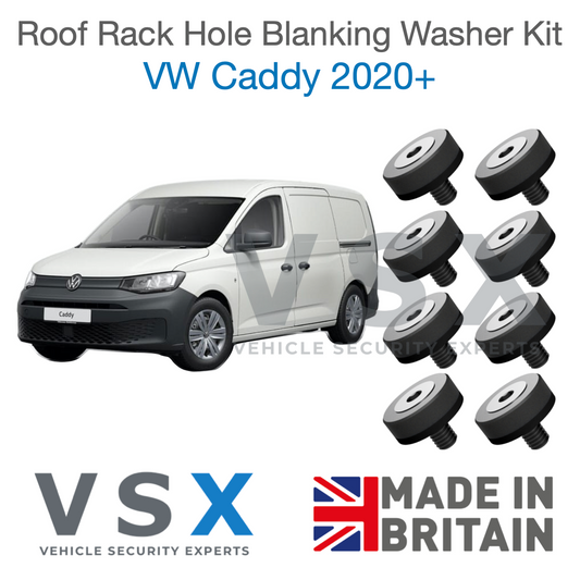 VW Caddy MK5 20+ Roof Rack Hole Blanking Bolts x8 - Prevent Roof Leaks