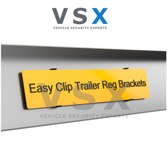 Reg Number Plate Holder Clip Brackets For Trailer or Trailer Board