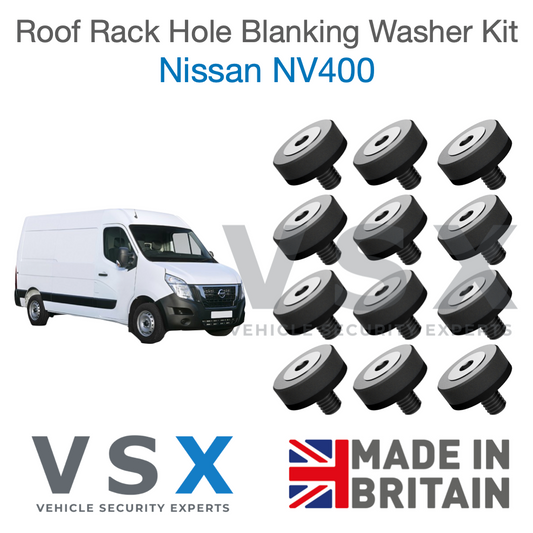 Nissan NV400 Roof Rack Hole Blanking Bolts x8 - Prevent Roof Leaks