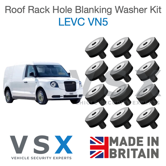 LEVC VN5 2020+ Roof Rack Hole Blanking Bolts x8 - Prevent Roof Leaks