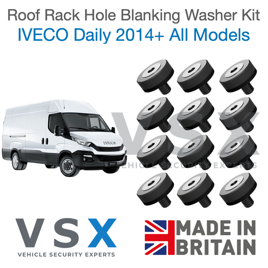 Iveco Daily Roof Rack Hole Blanking Bolts x12 - Prevent Roof Leaks