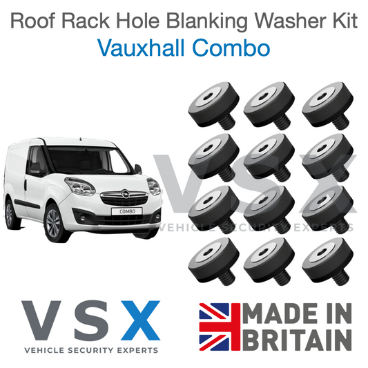 Vauxhall Combo D Roof Rack Hole Blanking Bolts x10 - Prevent Roof Leaks