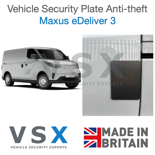 Maxus eDeliver 3 Van Security Plate - Anti-theft Door Protection