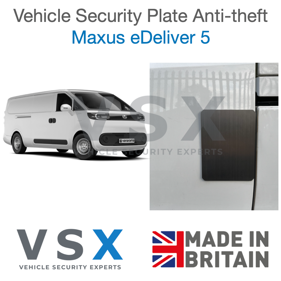Maxus eDeliver 5 Van Security Plate - Anti-theft Door Protection