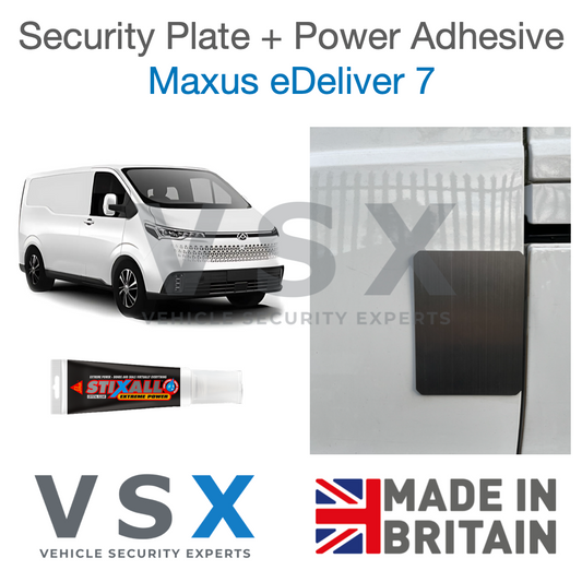 Maxus eDeliver 7 Van Security Plate - Anti-theft Door Protection