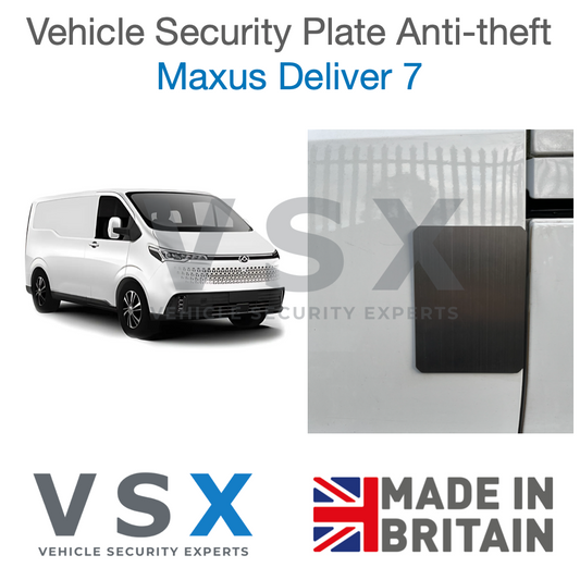 Maxus Deliver 7 Van Security Plate - Anti-theft Door Protection