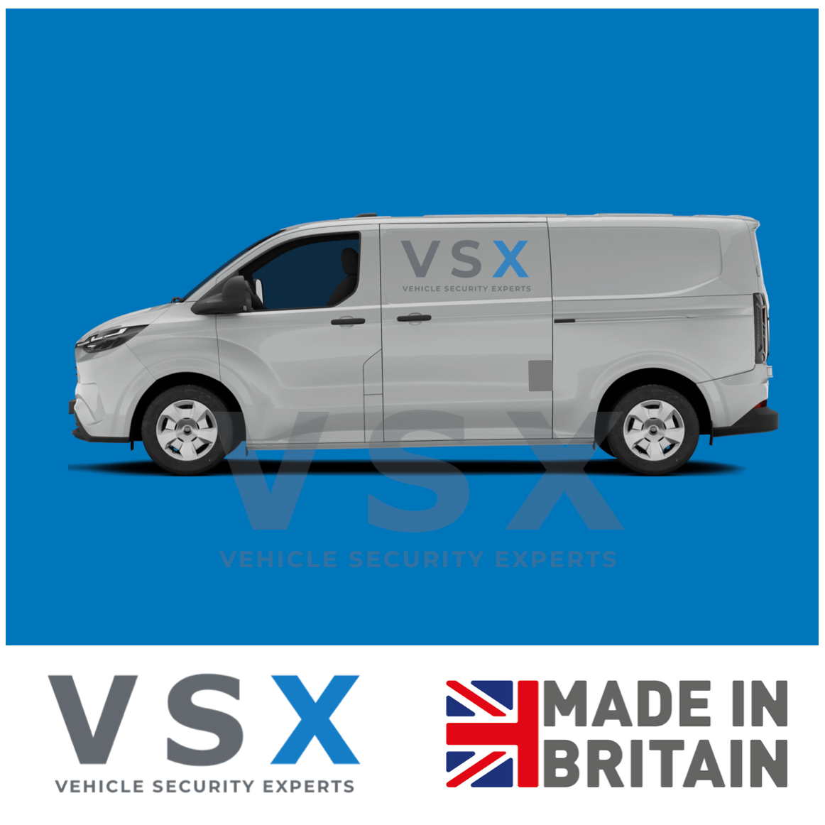 Ford Transit Custom MK2 23+ Van Security Plate - Anti-theft Door Protection
