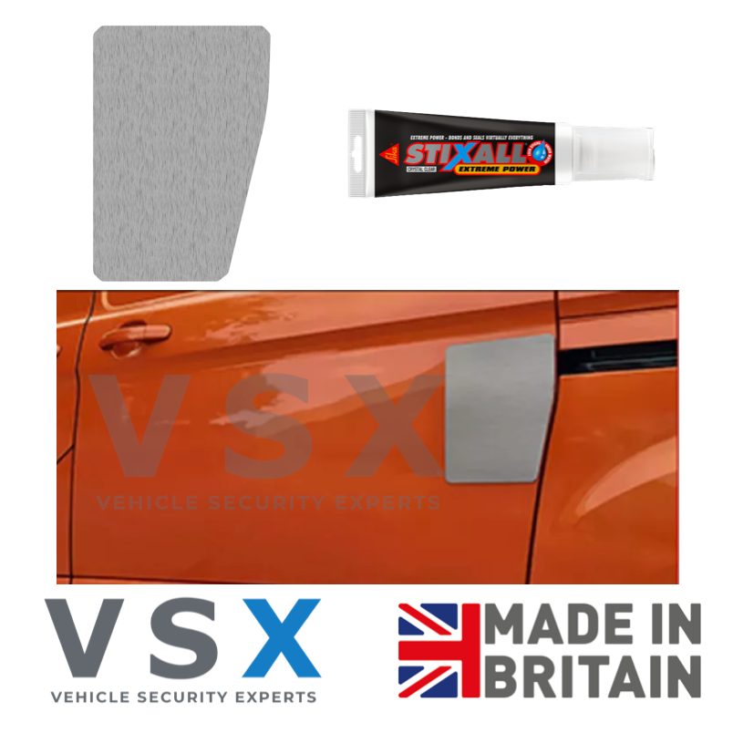 Ford Transit Custom Sliding Door Security Plate - Anti-Theft Protection (2012-Onwards) - Nearside (N/S)