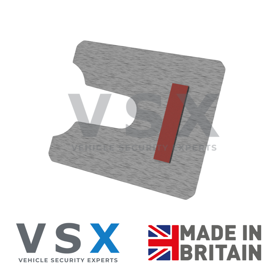Ford Transit Custom Rear Door Security Plate - Anti-theft Door Protection