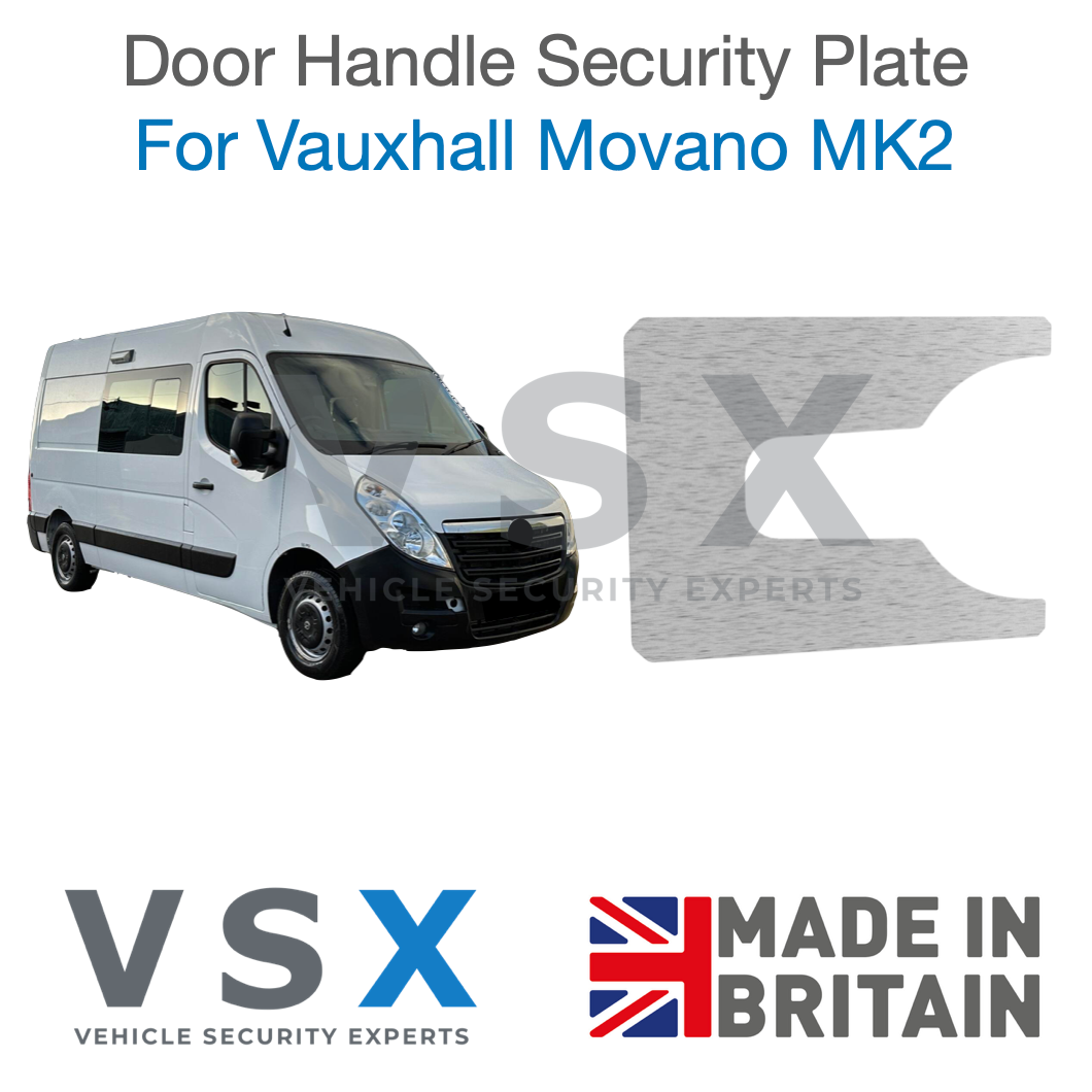 Vauxhall Movano MK2 Door Handle Security Plate - Anti-theft Door Protection