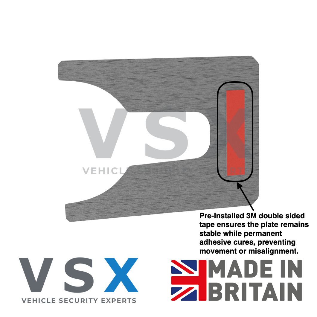Renault Master MK3 Door Handle Security Plate - Anti-theft Door Protection