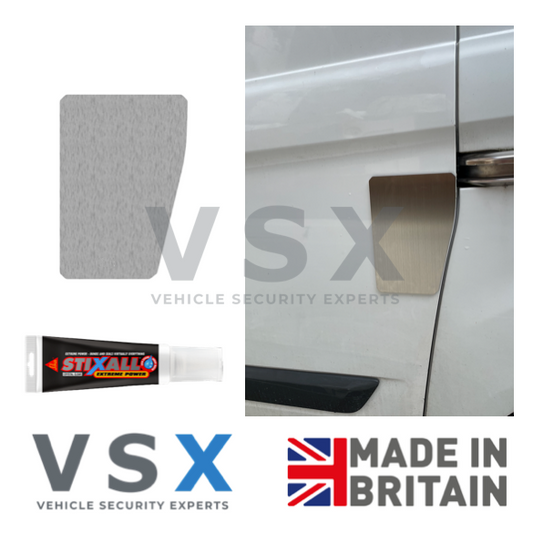 Ford Transit Custom Sliding Door Security Plate - Anti-Theft Protection (2012-Onwards) - Nearside (N/S)