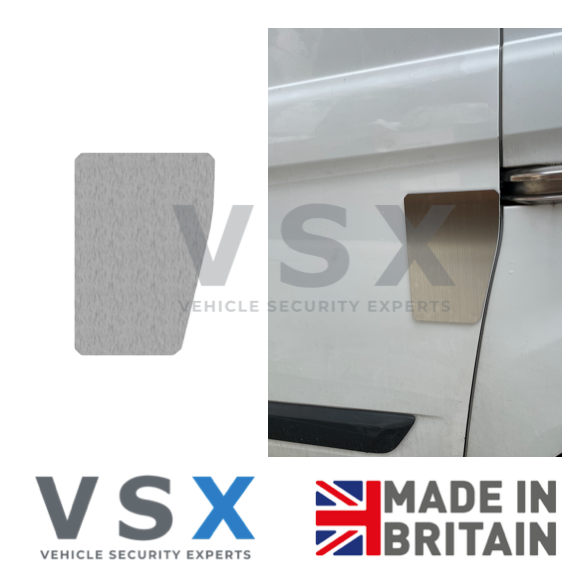 Ford Transit Custom Sliding Door Security Plate - Anti-Theft Protection (2012-Onwards) - Nearside (N/S)