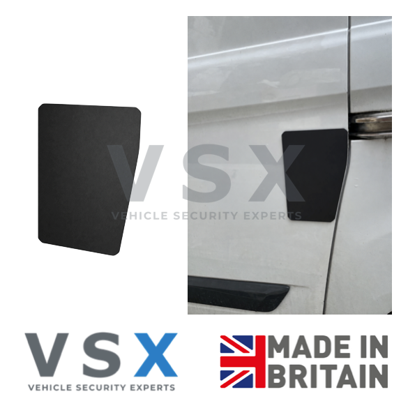 Ford Transit Custom Sliding Door Security Plate - Anti-Theft Protection (2012-Onwards) - Nearside (N/S)