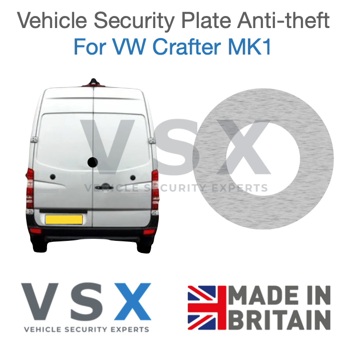 VW Crafter MK1 Rear Door Magnet Surround Security Plate