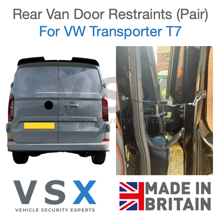 VW Transporter T7 Rear Door Restraints - Pair