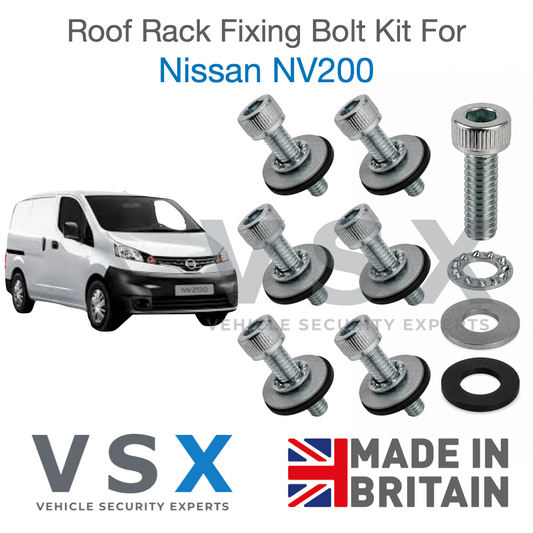 Nissan NV200 Roof Rack Fitting Bolt Kit