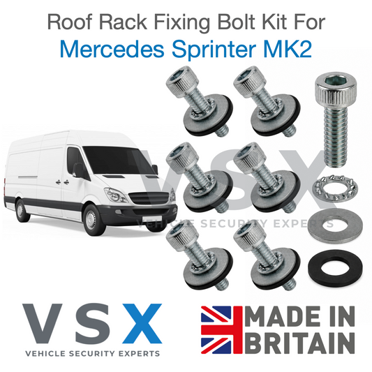Mercedes Sprinter MK2 Roof Rack Fitting Bolt Kit