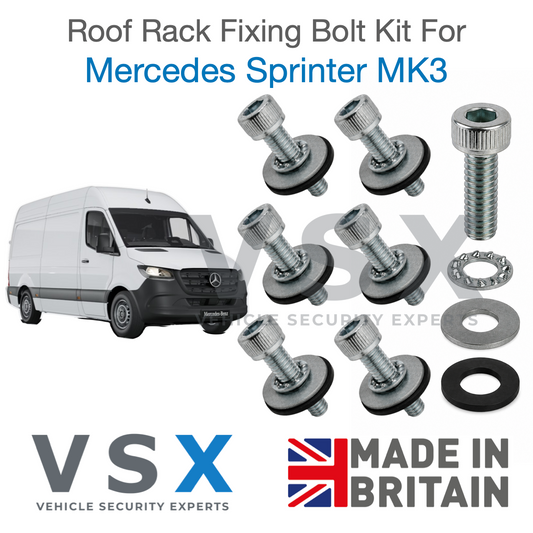 Mercedes Sprinter MK3 Roof Rack Fitting Bolt Kit