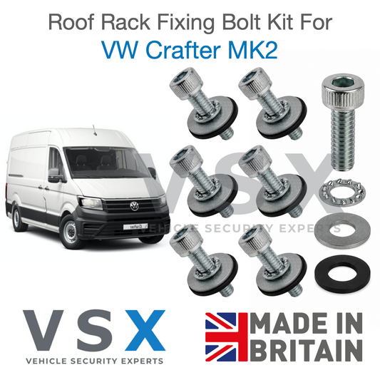 VW Crafter MK2 Roof Rack Fitting Bolt Kit