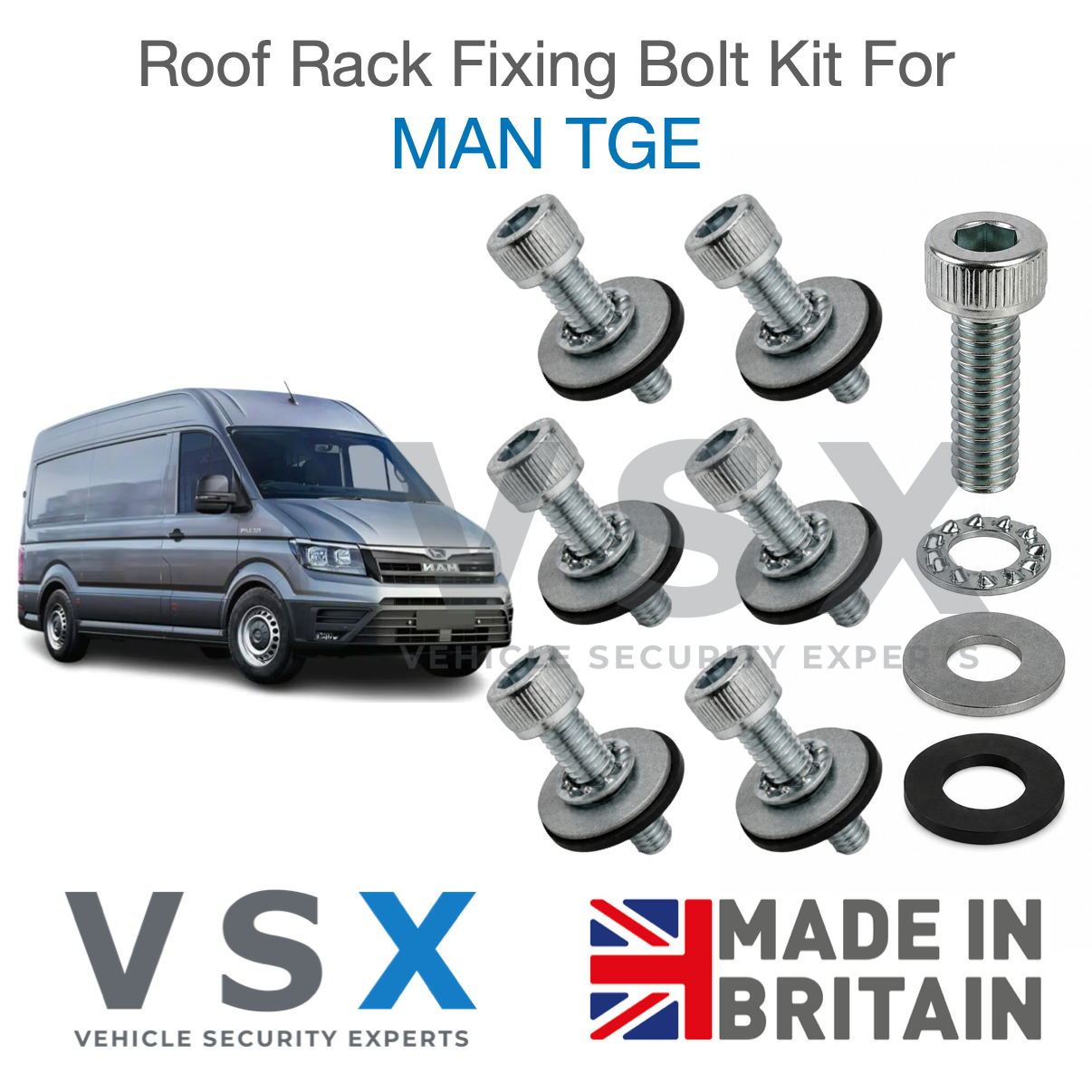 MAN TGE Roof Rack Fitting Bolt Kit