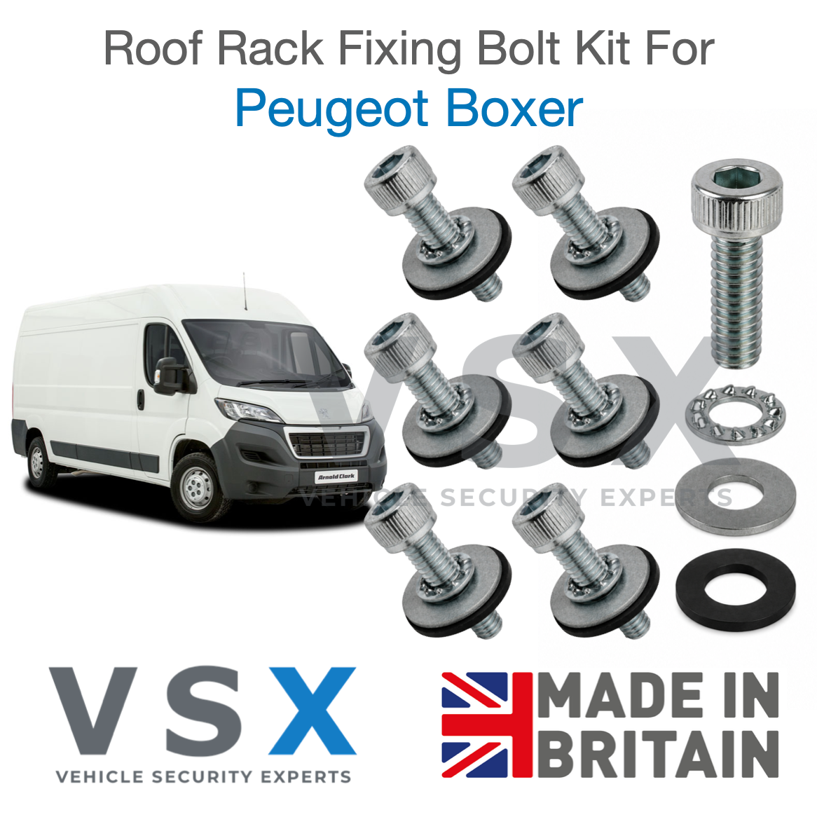 Peugeot Boxer Roof Rack Fitting Bolt Kit