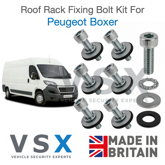 Peugeot Boxer Roof Rack Fitting Bolt Kit