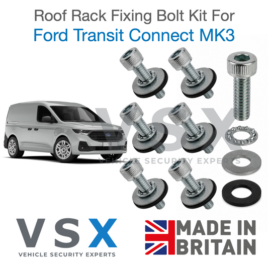 Ford Transit Connect MK3 Roof Rack Fitting Bolt Kit