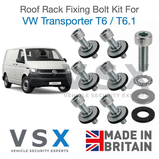 VW Transporter T6/T6.1 Roof Rack Fitting Bolt Kit