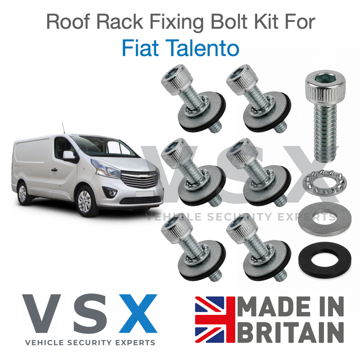 Fiat Talento Roof Rack Fitting Bolt Kit