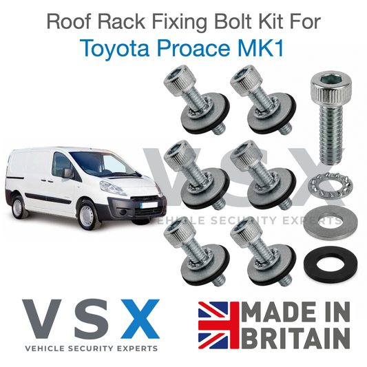 Toyota Proace MK1 Roof Rack Fitting Bolt Kit