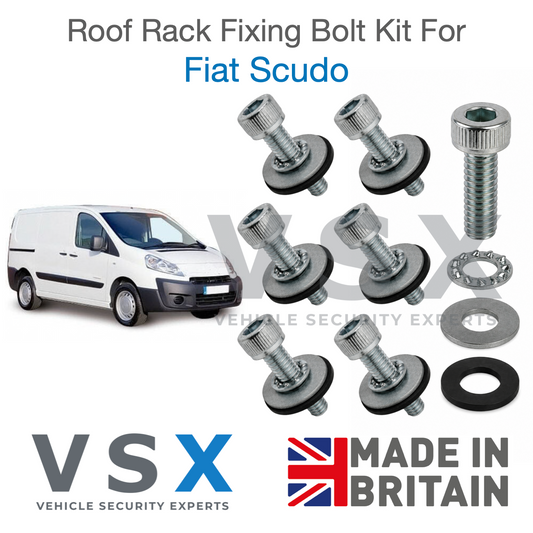 Fiat Scudo MK2 Roof Rack Fitting Bolt Kit