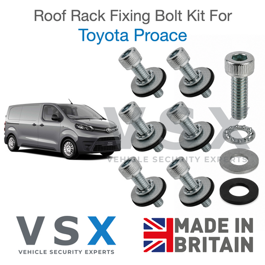 Toyota Proace MK2 Roof Rack Fitting Bolt Kit