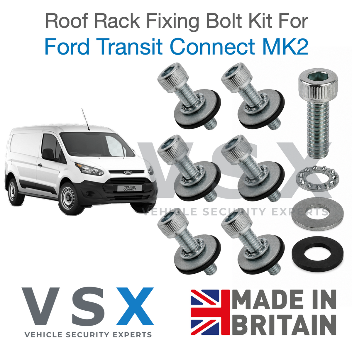 Ford Transit Connect MK2 Roof Rack Fitting Bolt Kit