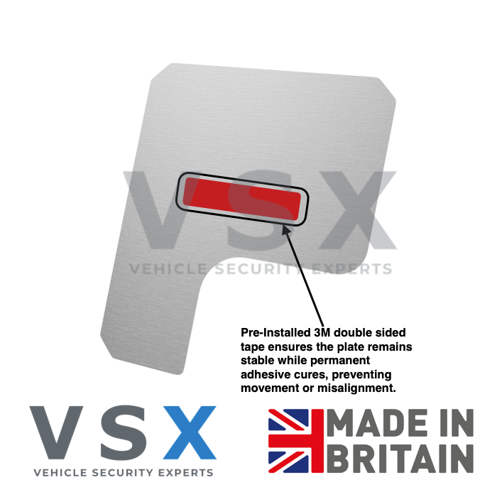 Fiat Talento Rear Door Security Plate - Anti-theft Door Protection
