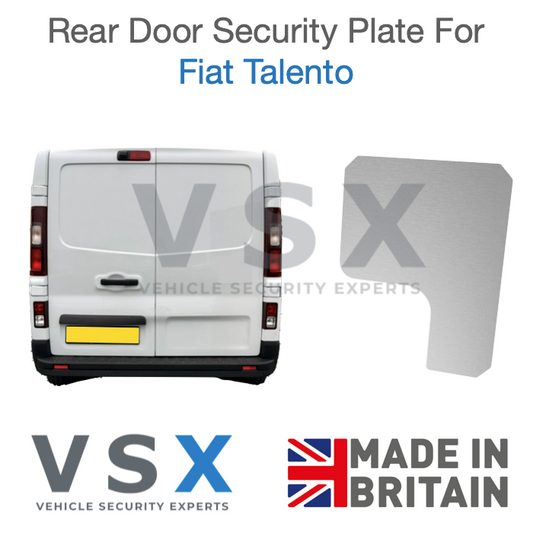 Fiat Talento Rear Door Security Plate - Anti-theft Door Protection