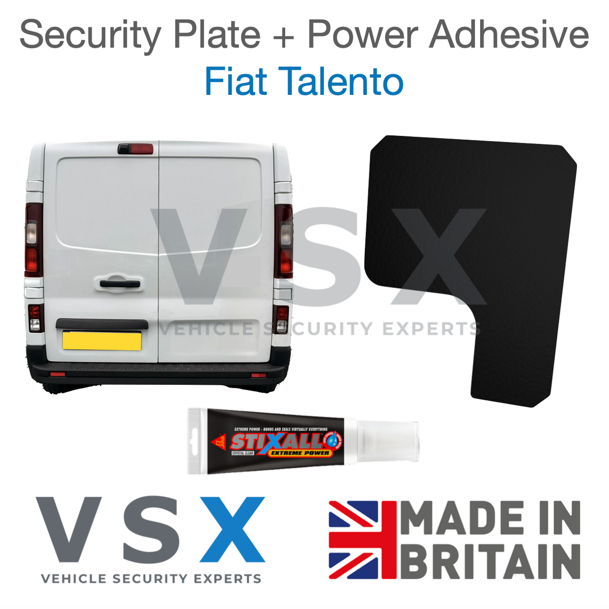 Fiat Talento Rear Door Security Plate - Anti-theft Door Protection