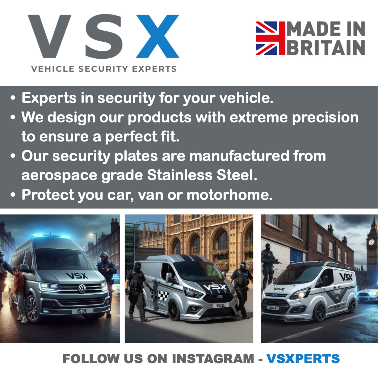 VW Crafter Security Plates MK1 2E 2F Anti-Theft Door Protection