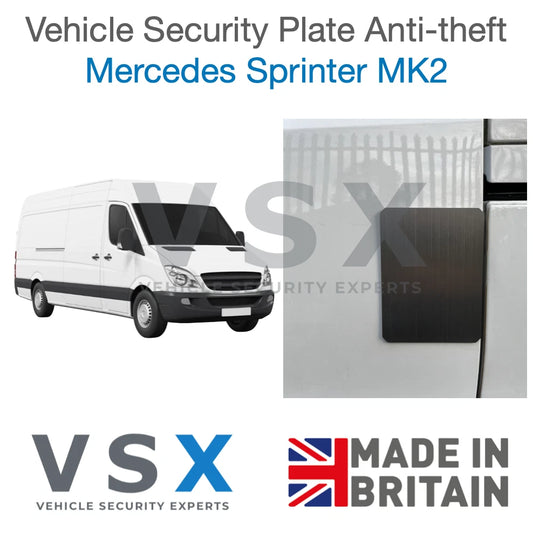 Mercedes Sprinter MK2 Van Security Plate - Anti-theft Door Protection
