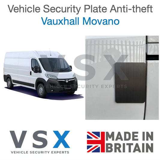 Vauxhall Movano Van Security Plate - Anti-theft Door Protection