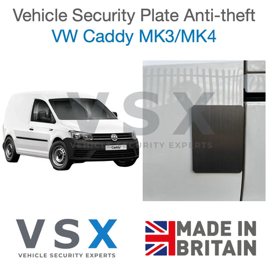 VW Caddy Van Security Plate - Anti-theft Door Protection