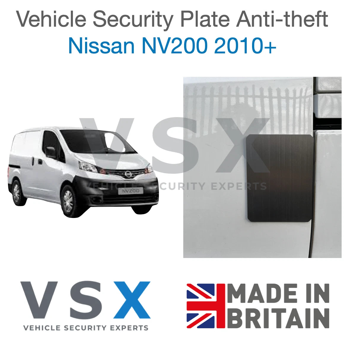 Nissan NV200 Van Security Plate - Anti-theft Door Protection